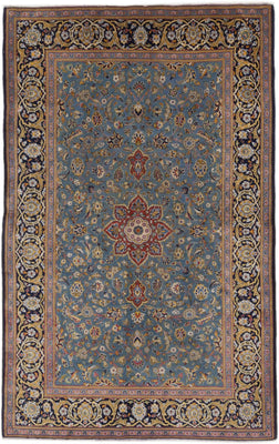Perser Rug - Keshan - 205 x 135 cm - light blue