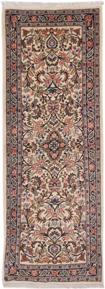 Runner Perser Rug - Ghom - 210 x 80 cm - cream