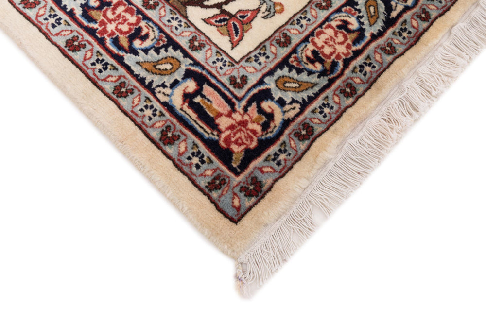 Runner Perser Rug - Ghom - 210 x 80 cm - cream