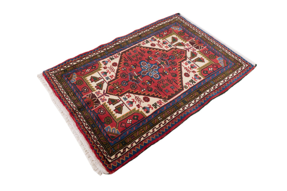 Perser Rug - Nomadic - 115 x 85 cm - red