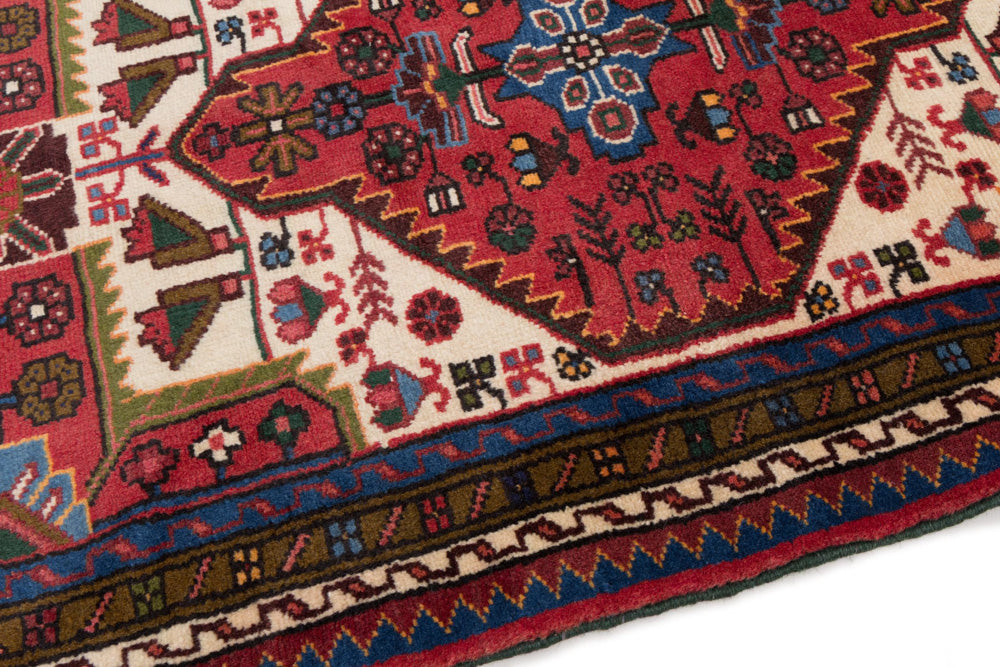 Perser Rug - Nomadic - 115 x 85 cm - red