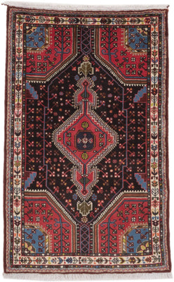 Perser Rug - Nomadic - 125 x 80 cm - red