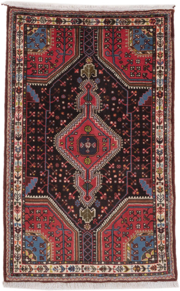 Perser Rug - Nomadic - 125 x 80 cm - red