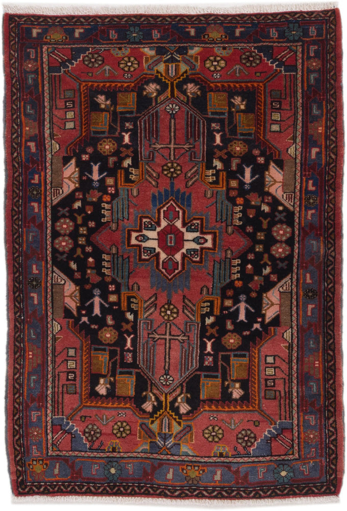 Perser Rug - Nomadic - 125 x 85 cm - dark red