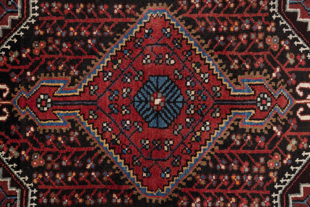 Perser Rug - Nomadic - 130 x 87 cm - dark red