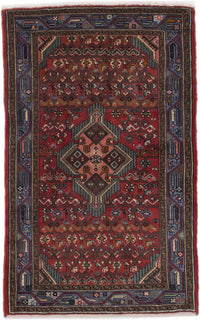 Perser Rug - Nomadic - 130 x 80 cm - dark red