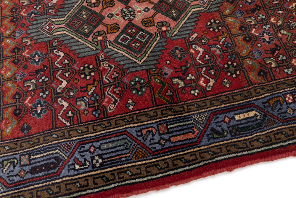 Perser Rug - Nomadic - 130 x 80 cm - dark red