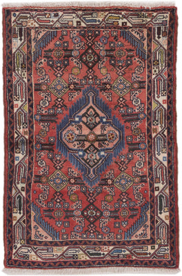 Perser Rug - Nomadic - 118 x 78 cm - dark red