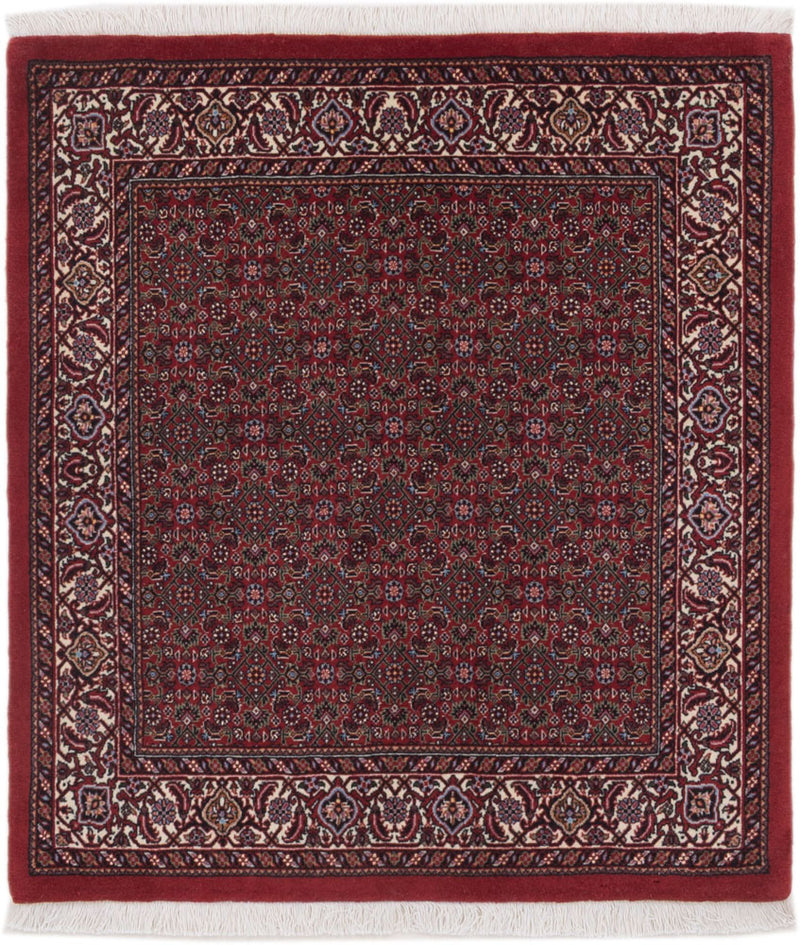 Perser Rug - Bidjar - 107 x 100 cm - dark red
