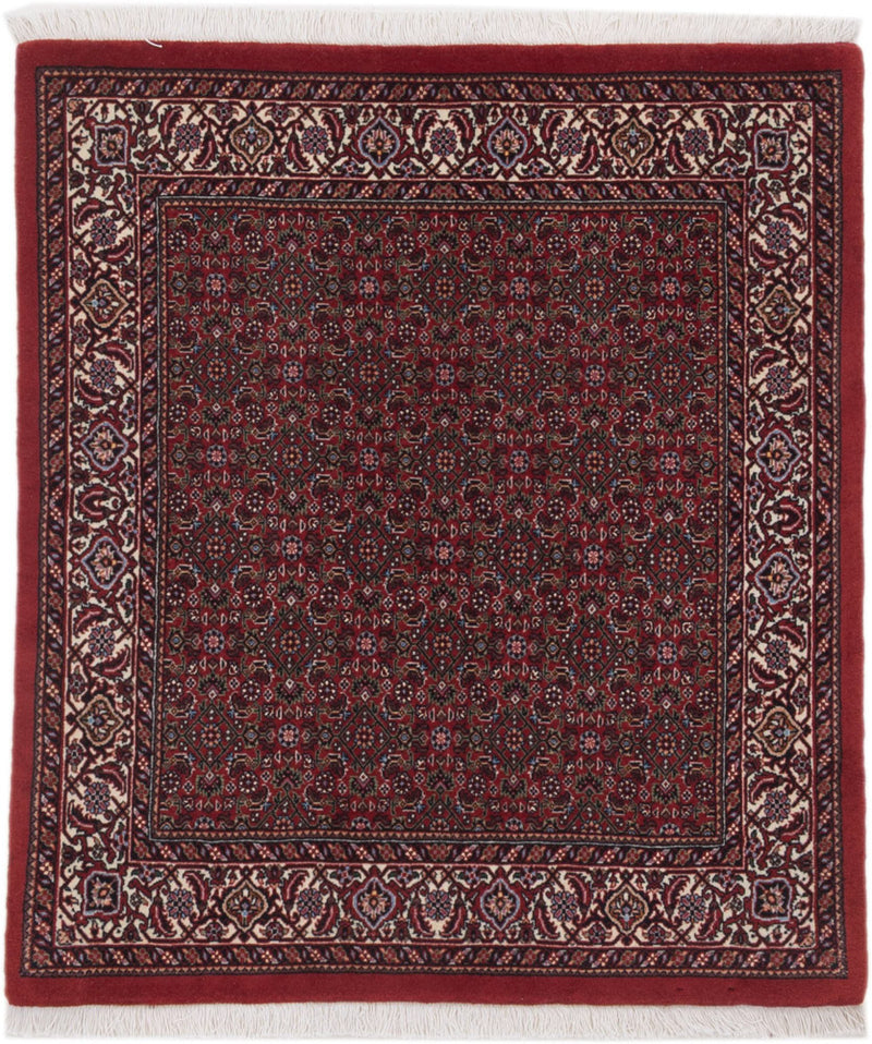 Perser Rug - Bidjar - 110 x 100 cm - dark red