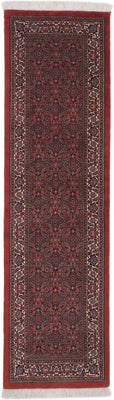 Runner Perser Rug - Bidjar - 198 x 55 cm - dark red