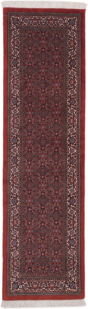 Runner Perser Rug - Bidjar - 198 x 55 cm - dark red