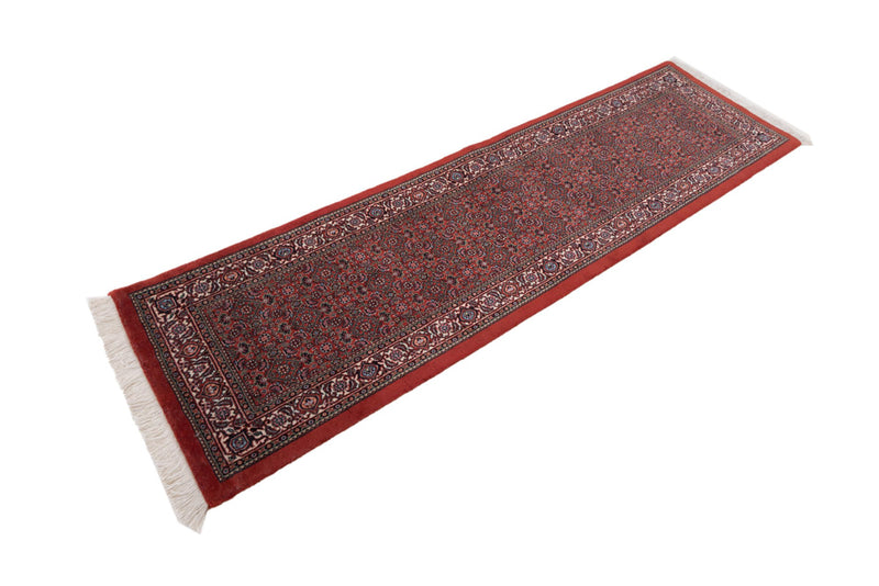 Runner Perser Rug - Bidjar - 198 x 55 cm - dark red