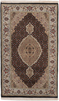 Oriental Rug - Tabriz - 155 x 95 cm - dark beige