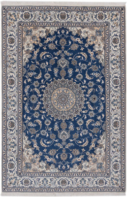 Perser Rug - Nain - 299 x 194 cm - blue