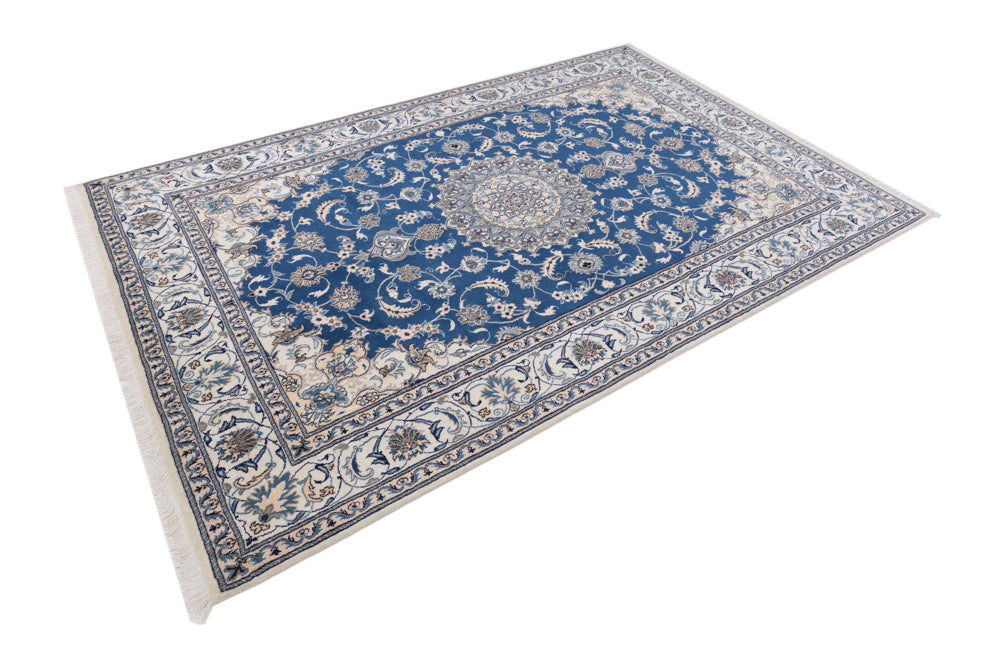 Perser Rug - Nain - 299 x 194 cm - blue
