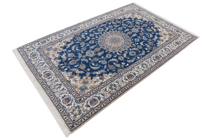 Perser Rug - Nain - 299 x 194 cm - blue