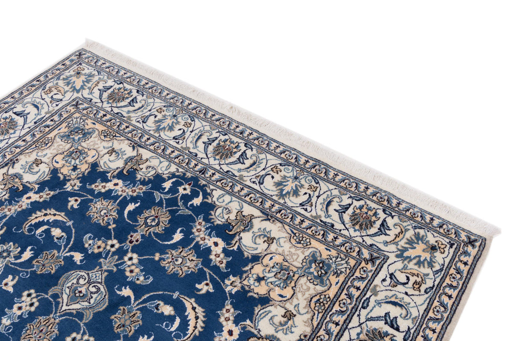Perser Rug - Nain - 299 x 194 cm - blue