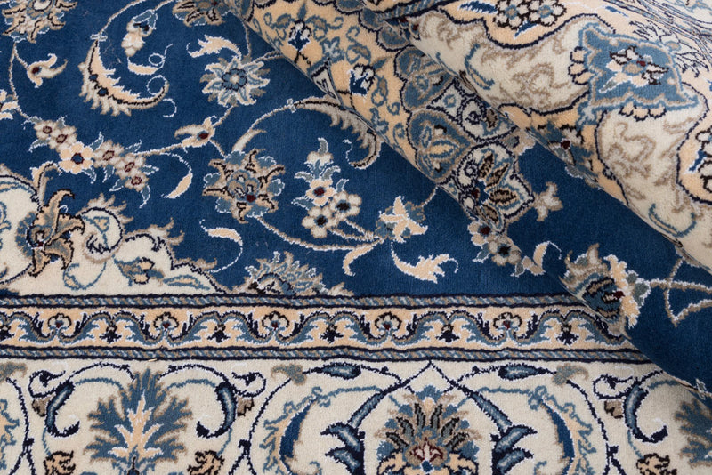 Perser Rug - Nain - 299 x 194 cm - blue