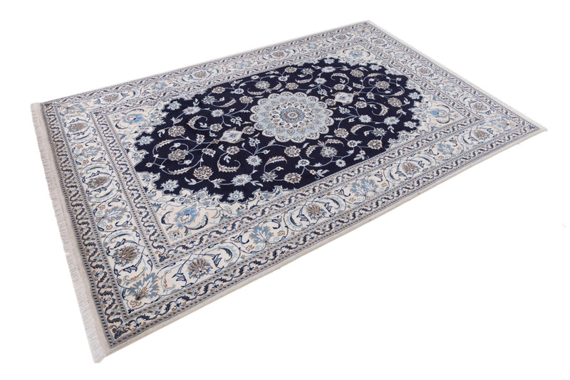 Perser Rug - Nain - 306 x 198 cm - dark blue