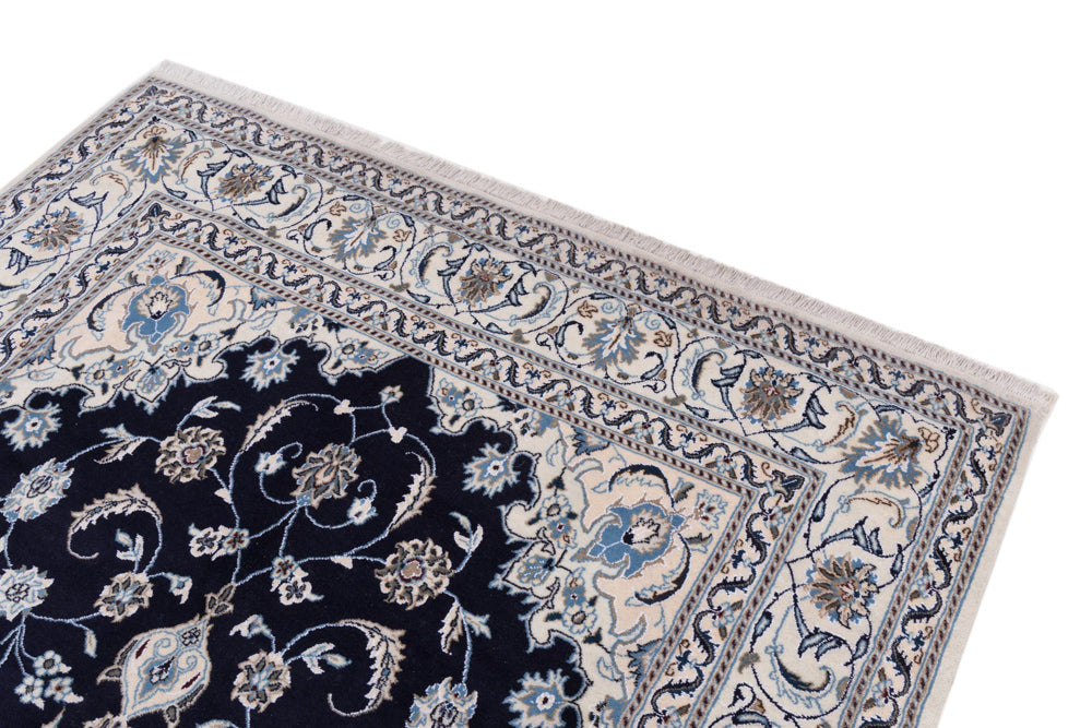 Perser Rug - Nain - 306 x 198 cm - dark blue