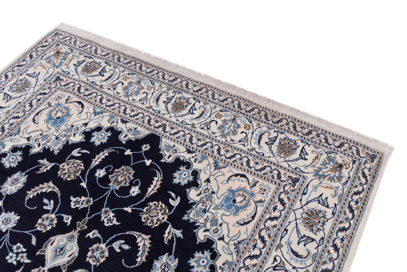 Perser Rug - Nain - 306 x 198 cm - dark blue