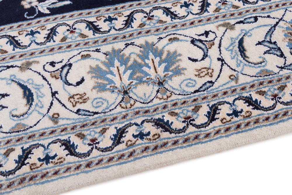 Perser Rug - Nain - 306 x 198 cm - dark blue