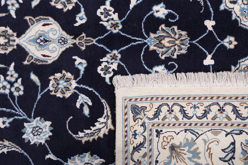 Perser Rug - Nain - 306 x 198 cm - dark blue