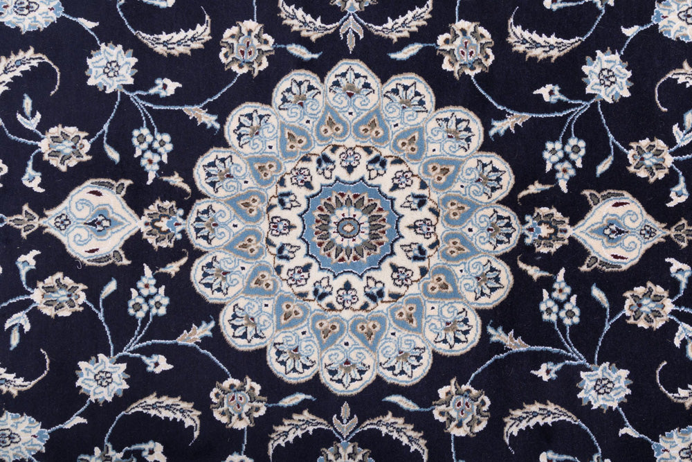 Perser Rug - Nain - 306 x 198 cm - dark blue