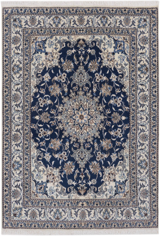 Perser Rug - Nain - 205 x 145 cm - dark blue