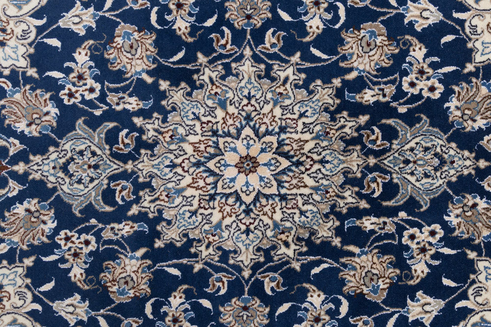 Perser Rug - Nain - 205 x 145 cm - dark blue
