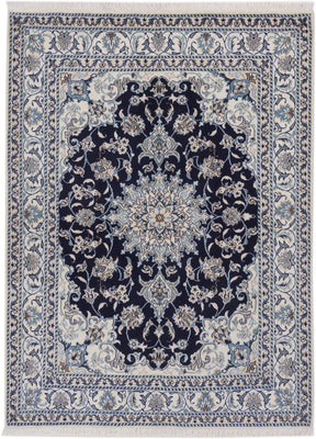 Perser Rug - Nain - 200 x 148 cm - dark blue