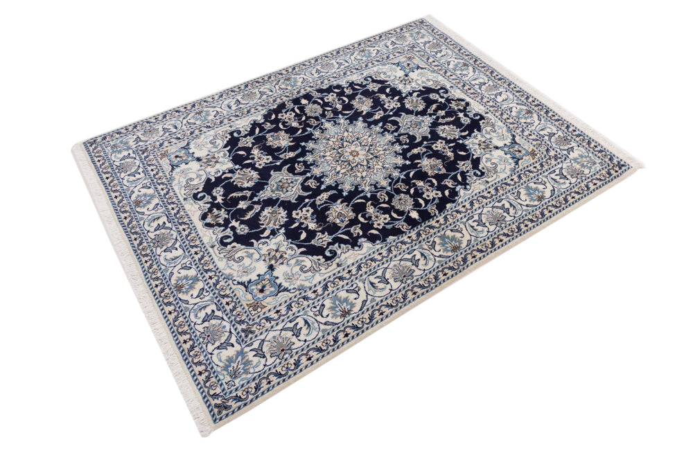 Perser Rug - Nain - 200 x 148 cm - dark blue