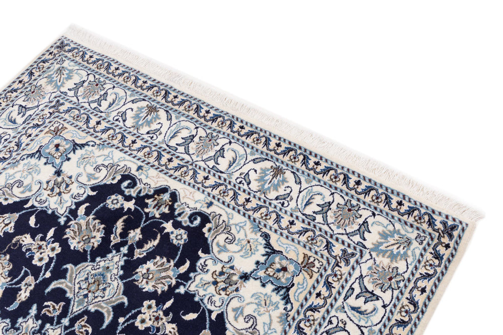 Perser Rug - Nain - 200 x 148 cm - dark blue