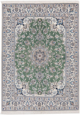 Perser Rug - Nain - 204 x 146 cm - green