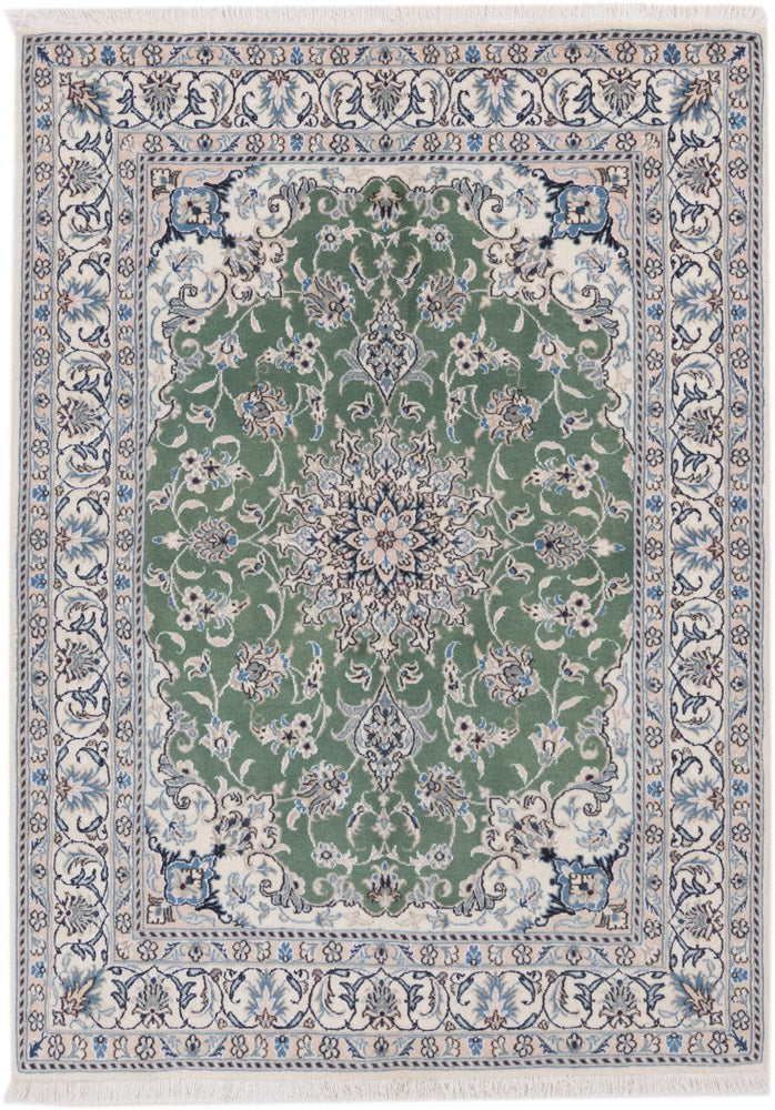 Perser Rug - Nain - 204 x 146 cm - green