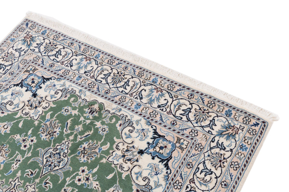 Perser Rug - Nain - 204 x 146 cm - green
