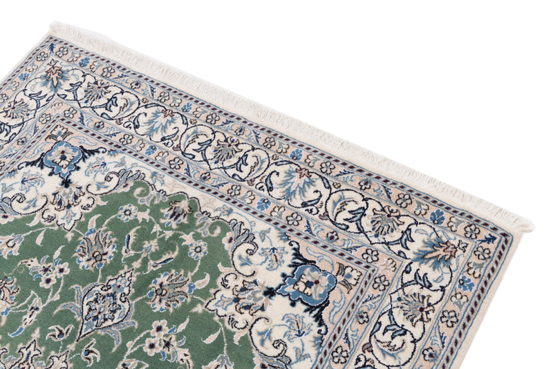 Perser Rug - Nain - 204 x 146 cm - green