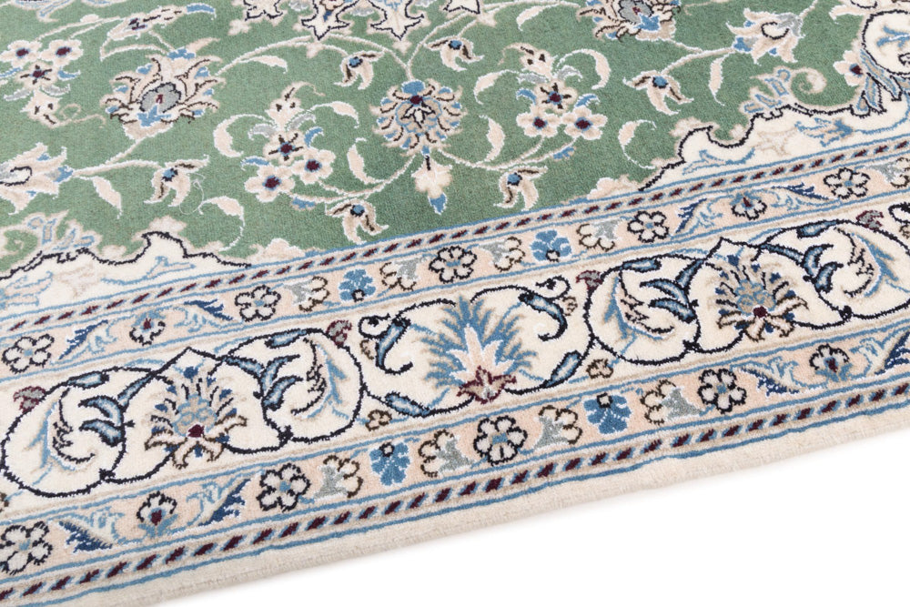 Perser Rug - Nain - 204 x 146 cm - green