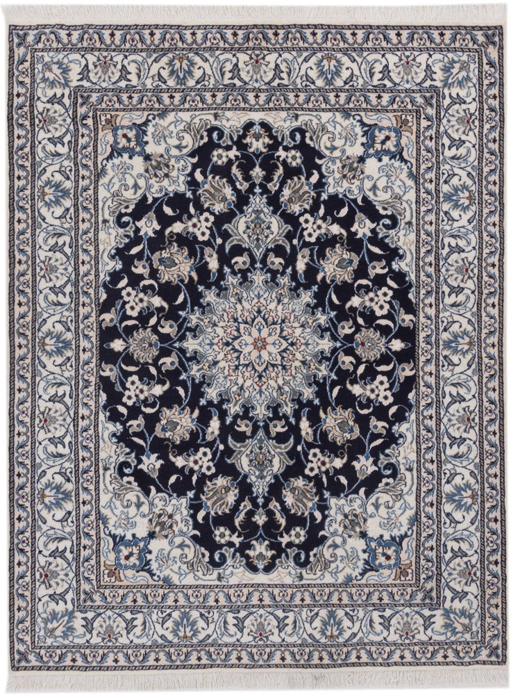 Perser Rug - Nain - 195 x 150 cm - dark blue