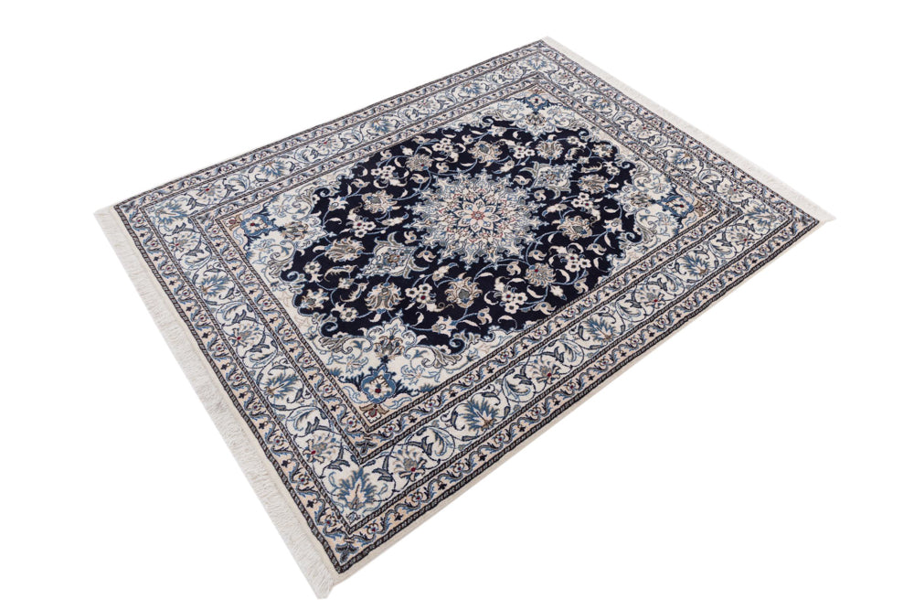 Perser Rug - Nain - 195 x 150 cm - dark blue
