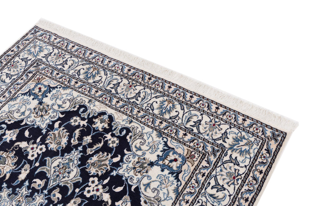 Perser Rug - Nain - 195 x 150 cm - dark blue