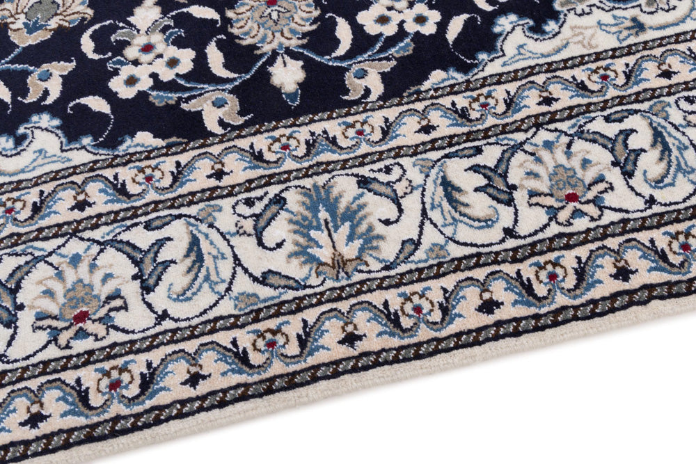 Perser Rug - Nain - 195 x 150 cm - dark blue