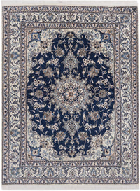 Perser Rug - Nain - 197 x 145 cm - dark blue