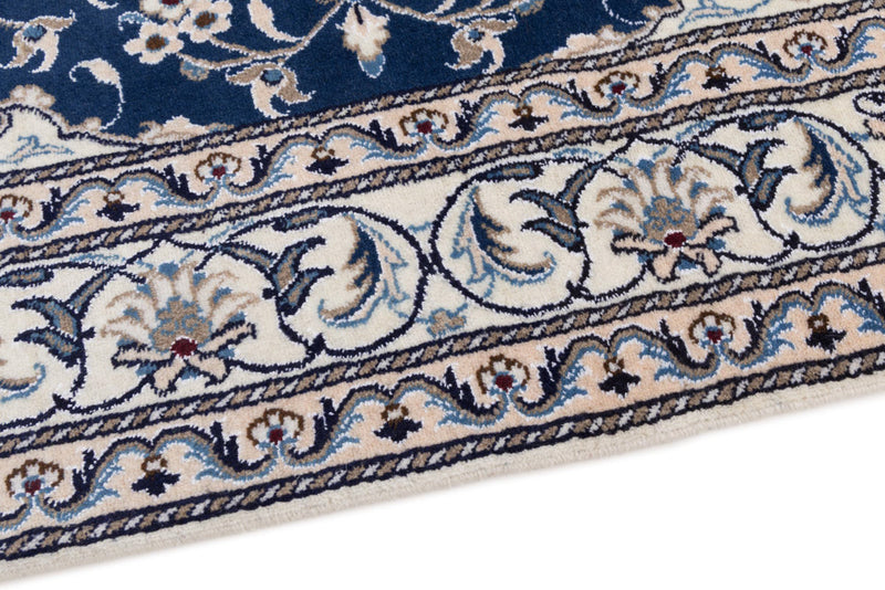 Perser Rug - Nain - 197 x 145 cm - dark blue