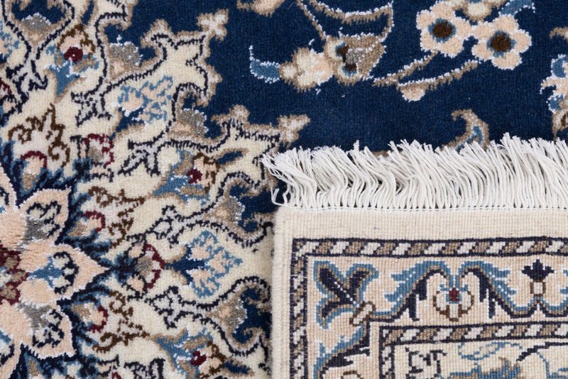Perser Rug - Nain - 197 x 145 cm - dark blue