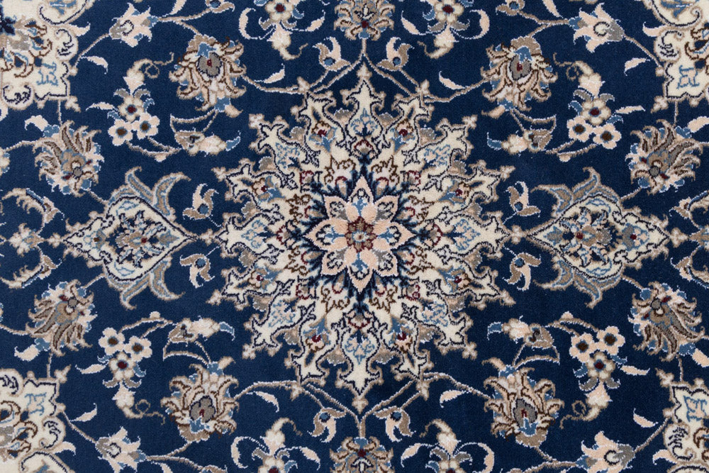 Perser Rug - Nain - 197 x 145 cm - dark blue