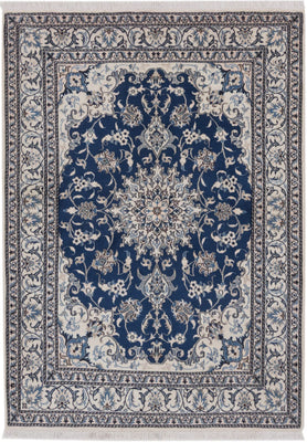 Perser Rug - Nain - 217 x 154 cm - dark blue