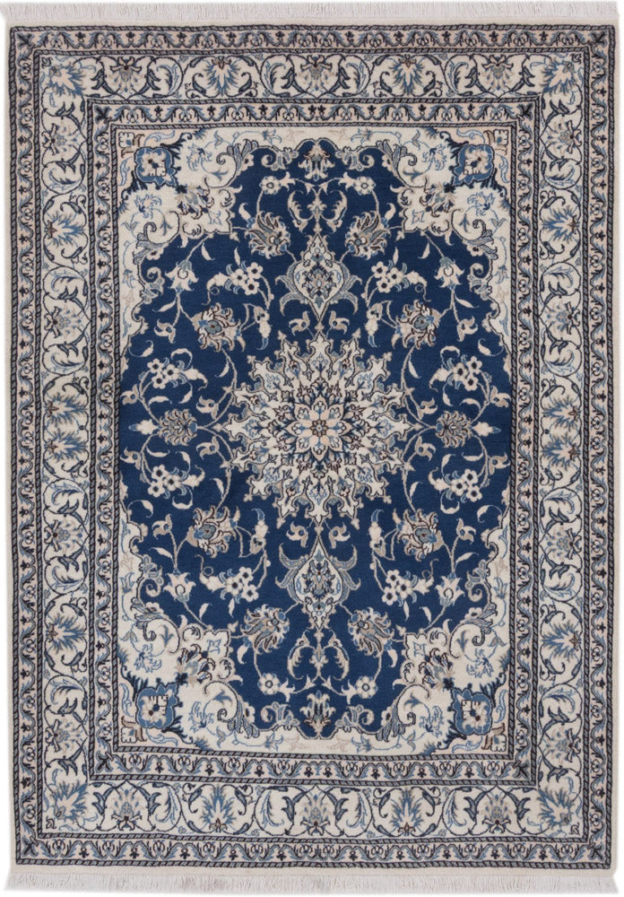 Perser Rug - Nain - 217 x 154 cm - dark blue