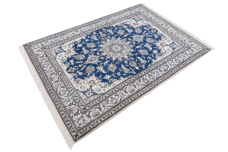 Perser Rug - Nain - 217 x 154 cm - dark blue